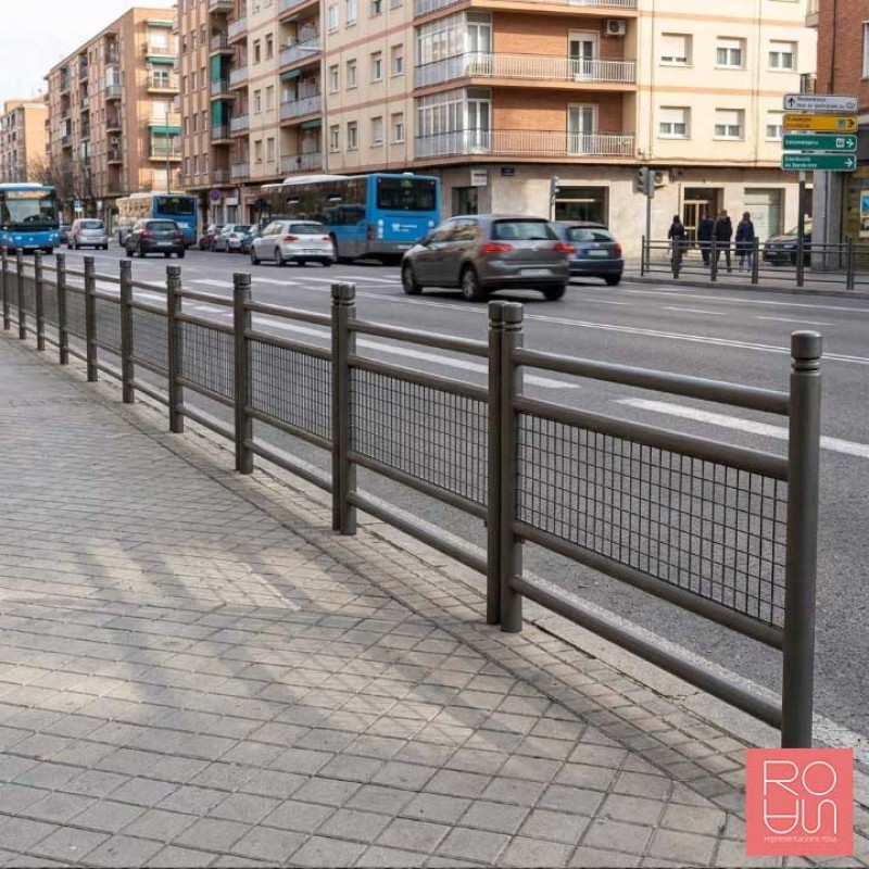 Barana urbana model Línea enreixada | Seguretat de vianants